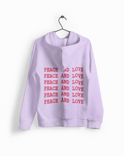 Load image into Gallery viewer, &quot;PEACE AND LOVE&quot; (PINK Hoodie)
