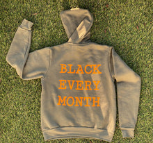 Load image into Gallery viewer, &quot;BLACK EVERY DAY&quot; (ARMY GREEN HOODIE)
