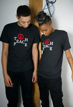 Load image into Gallery viewer, Teach Peace Tee Black
