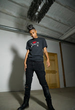 Load image into Gallery viewer, Teach Peace Tee Black
